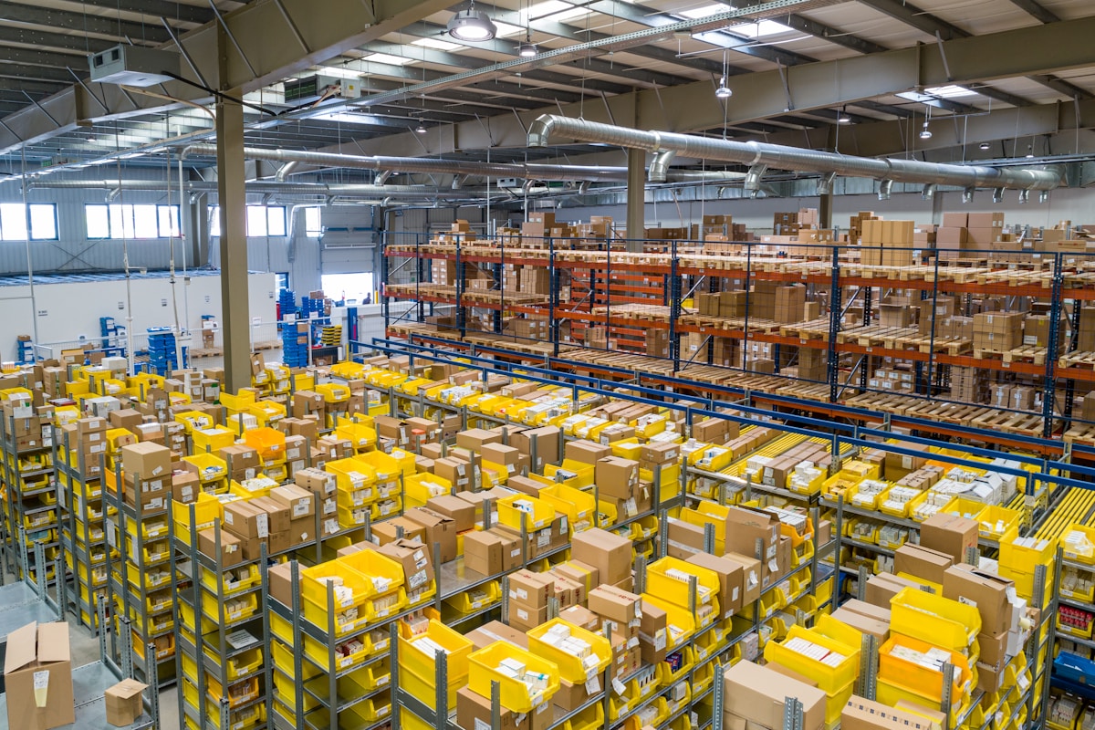 Industrial warehouse interior epoxy coating project